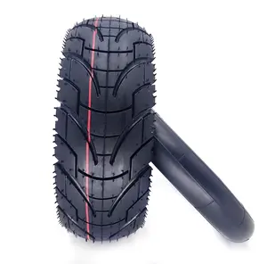 10 roues de <span class=keywords><strong>scooter</strong></span> gonflables solides, durables, imperméables, tout-terrain, de 10 x 3,0 pouces, pour <span class=keywords><strong>scooter</strong></span> électrique Kugoo M4 Zero - Product Image 4