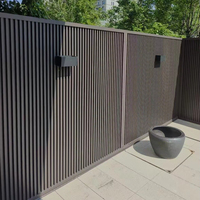 Panneaux de clôture en aluminium sur mesure avec revêtement en poudre pour jardin et villa, certifiés CE