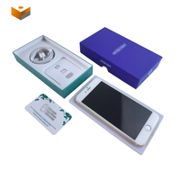 Boîte de téléphone rigide personnalisée avec logo imprimé en usine, avec insert floqué, boîte d'emballage pour téléphone portable, pour ensemble d'appareils électroniques
