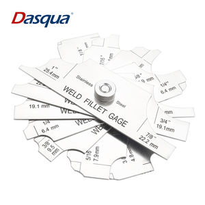 Dasqua उच्च परिशुद्धता 6 ब्लेड मीट्रिक वेल्डिंग पट्टिका गेज वेल्ड माप गेज - Product Image 5