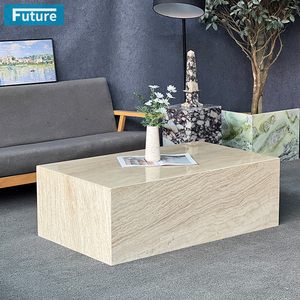 Sang Trọng Bằng Đá Cẩm Thạch Bàn Cà Phê & Bàn Ăn Tự Nhiên Hình Dạng Cuboid Rắn Đá Cẩm Thạch Hàng Đầu Cho Hiện Đại Trang Trí Nội Thất - Product Image 2