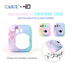 Housse de protection en silicone pour <span class=keywords><strong>Instax</strong></span> Mini 13, étui souple, protection intégrale anti-rayures, coque portable, écologique, étui <span class=keywords><strong>Instax</strong></span> - Product Image 1