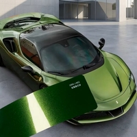 Film de protection de peinture (PPF) MOTJ PET Metal Mamba vert anti-jaunissement, film vinyle haute brillance pour voiture, enveloppement complet de la carrosserie