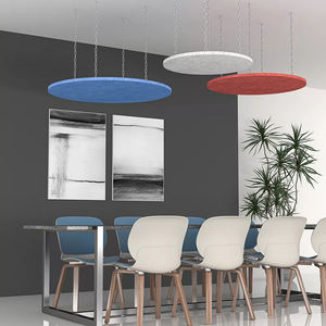 ノイズリダクション大型黒/白アコースティックウォールパネル2400*1200 * 9mmグレーフラット防音吸収パネル - Product Image 1