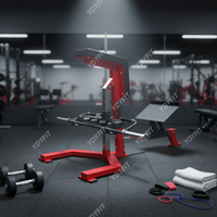 Équipement de fitness pour salle de sport commerciale, cadre de traction horizontal en acier inoxydable et banc de rangée classique pour les exercices de musculation des jambes et du corps