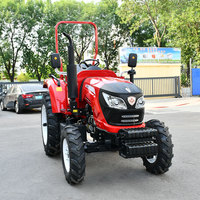 Mini-tracteur 4x4 de fabrication chinoise avec chargeur frontal, boîte de vitesses et pompe, moteur diesel 50 CV pour l'agriculture