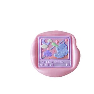 Suidis Starry Wish Series Space Astronaut Wax Seal Stamp Copper Head For Sealing Paper Journal Decoration - Product Image 5