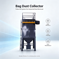 Système de filtration à sacs industriel à jet pulsé pour ateliers de soudure et de travail du bois