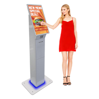 Máquina de Pedidos y Pago de Autoservicio con Pantalla Táctil Android de 21.5 Pulgadas para Restaurantes, Kiosco con Impresora, Cámara y Escáner