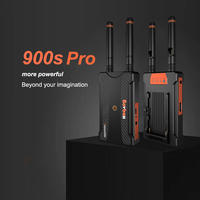 Extenseur HDMI sans fil 200m avec batterie, 1 émetteur vers 4 récepteurs pour YoloBox Pro, caméra, streaming en direct en extérieur, moniteur PS4