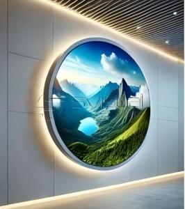 Đĩa từ treo tường tùy chỉnh màn hình hiển thị LED sáng tạo Màn hình LED LED màn hình hiển thị tròn - Product Image 2