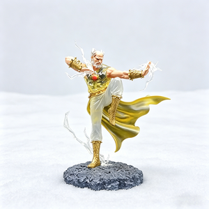 Figura de Dios del Rayo Poderoso de Anime, Estatua de Guerrero del Trueno de la Mitología Griega, Decoración de Escritorio para el Hogar, Regalo Artístico - Product Image 3