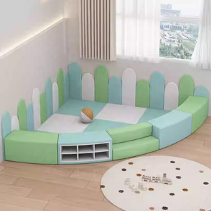 Début de la maternelle éducation aire de jeux intérieure épaissie <span class=keywords><strong>Bobo</strong></span> piscine Anti-Collision clôture doux Pack bébé Protection enfants - Product Image 3