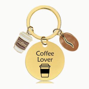Llavero de Acero Inoxidable con Grabado Láser Personalizable, Diseño de Mochila para Amantes del Café, Regalo con Logotipo - Product Image 4