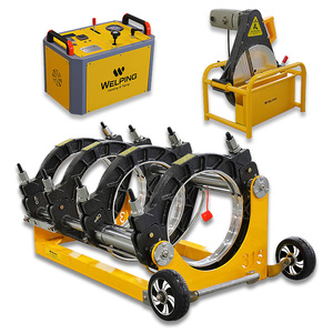 Soldador a tope hidráulico de <span class=keywords><strong>polietileno</strong></span>, máquina de soldadura de fusión de plástico HDPE, 90-315mm, precio - Product Image 1