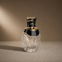 Botella de Perfume Vacía de Lujo, Premium, Personalizada, de 30ml, 50ml, 100ml, con Tapa Artística Única, Botella de Vidrio para Fabricantes de Fragancias