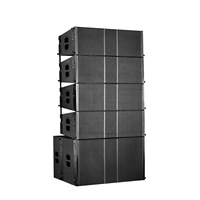 YAZOO Performance 2000W Haut-parleur de réseau de lignes haute puissance Double 10 pouces Haut-parleur de réseau linéaire à trois voies 8ohm
