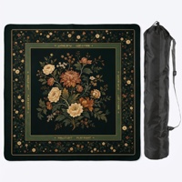Tapis en caoutchouc de luxe portable pour table de mahjong, antidérapant, moderne, insonorisant, absorbant l'eau et résistant à l'usure