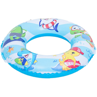 Bouée de natation pour enfants 24 pouces, personnalisée en PVC, gonflable pour piscine et plage, OEM personnalisé, été