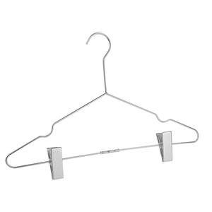 <span class=keywords><strong>Deluxue</strong></span> Gold Roségold Metalldraht Kleiderbügel für Hosen mit Clips - Product Image 3
