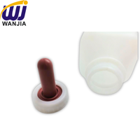 Biberon pour veaux WANJIA 2L Grande capacité Anti-fuite Distributeur de lait en plastique avec poignée pour veaux nouveau-nés Agneaux Utilisation en élevage