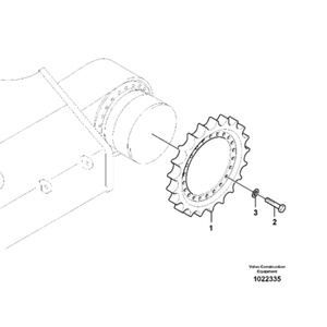 Excavator Parts EC160B EC210B EC240B EC290B EC330B EC360B EC290C EC330CC Excavator Sprocket VOE14532315 14532315 14532419 - Product Image 4