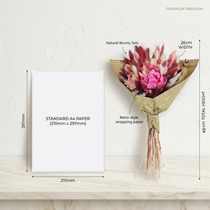 ช่อดอกหญ้าหางกระต่ายตากแห้งการจัดดอกไม้ที่เก็บรักษาไว้สำหรับการตกแต่งแจกันแบบ DIY - Product Image 5