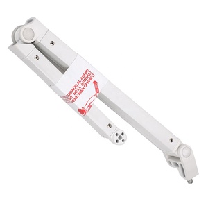 Auvent extérieur en alliage <span class=keywords><strong>d</strong></span>'aluminium et acrylique GULI avec télécommande, extensible, blanc - Product Image 2