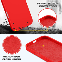 Funda de Silicona VAWI S002 para iPhone 17 Pro Max, Antideslizante y Resistente a Impactos, para Samsung S25 Ultra y Xiaomi 14