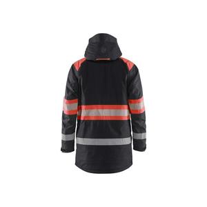 BLAKLADER - 448519779955M Parka d'hiver haute visibilité Noir/Rouge-EAN 7330509853290 HI-VIS WORKWEAR - Product Image 2
