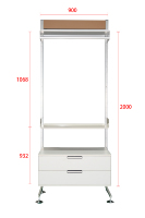 Nouveau système d'étagères murales modulaires en acier moderne, finition laquée, étagères flottantes réglables montées sur rail pour chambre à coucher, salon