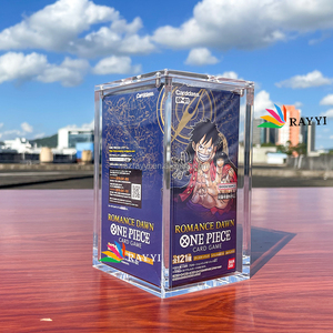 Estuche Acrílico para Caja de Sobres de One Piece TCG OP01 OP16, Protector Magnético UV para Exhibición en Inglés y Japonés, Personalizado - Product Image 1