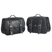 Kit d'accessoires pour moto QJMOTOR Flash 300 : barre de protection arrière, sacoche latérale en cuir et porte-bagages