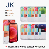 Perakitan Layar FHD In-Cell JK untuk Perbaikan Ponsel XR 11pro 12 Pro 13 Pro Max 14 15 16 Pro