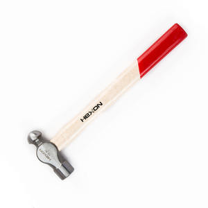 Mango de madera blanqueado Martillo de madera Martillo de bola de cabeza redonda - Product Image 2