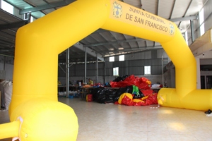 Inflatable Yellow Arch for Outdoor Commercial Advertising Sales Events - Product Image 2