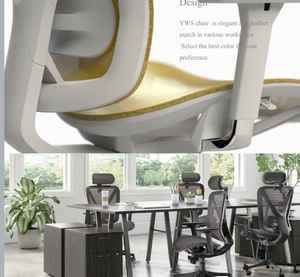 Silla de oficina moderna personalizable OEM, diseño ergonómico de plástico - Product Image 3