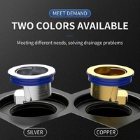 OEM/ODM Siphon de sol universel en laiton anti-odeur et anti-insectes avec couvercle de noyau interne étanche pour drain de toilettes et tuyau d'évacuation des eaux usées