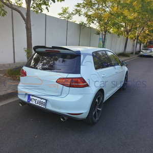 Aileron arrière de troisième génération <span class=keywords><strong>Dinger</strong></span> pour Golf 7/7.5 R-line/GTI, ABS noir brillant, sans perçage requis - Product Image 3