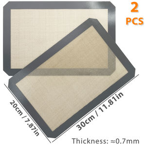 Tapete de Silicona Rectangular Antiadherente con <span class=keywords><strong>Molde</strong></span> para Galletas, Impreso Personalizado, para Uso en la Cocina - Product Image 1