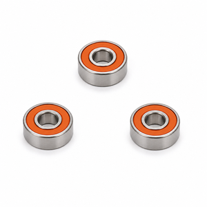 Roulement de moulinet de pêche en acier inoxydable S623-2OS avec joint en caoutchouc orange 3x10x4mm - Product Image 4