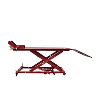 Hidrolik makas bir motosiklet kaldırma platformu 870mm kaldırma yüksekliği bakım platformu