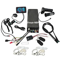 Kit de Conversión de Motor de Bicicleta Eléctrica de 120 KPH, Resistente al Agua, QS205, 72 V, 5000 W, 150 mm, Sabvoton UKC1 Plus, para Ruedas de 17/18/19/21 Pulgadas