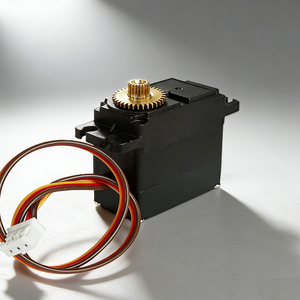 Moteur servo pour voiture RC 27G à engrenages métalliques, micro servo numérique à couple élevé, moteur CC 4,8-6V pour modèles de voitures télécommandées 1/10 1/16 1/18 - Product Image 1