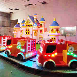 Divertido Recinto Ferial atracción giratoria interior al aire libre pista tren paseo otros productos de <span class=keywords><strong>Parque</strong></span> de Atracciones equipo de lucha contra incendios para la venta - Product Image 3
