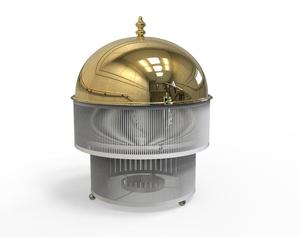 Plat à réchaud haut de gamme 2026 en acier inoxydable avec couvercle doré, design antique, fait main - Product Image 6