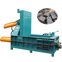 Machine de pressage de recyclage de bloc de déchets de fer hydraulique horizontal presse à balles de compacteur de métal en acier