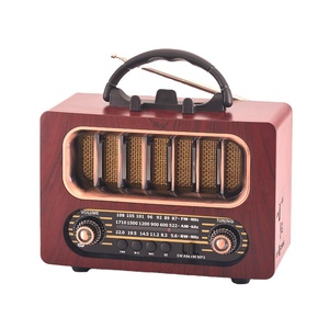 <span class=keywords><strong>Radio</strong></span> Retro Clásica FM/AM/SW, Receptor de <span class=keywords><strong>Radio</strong></span>, Altavoz, Reproductor de Música MP3, USB/Tarjeta TF/AUX, Batería Recargable - Product Image 2