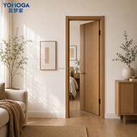 Porte en bois massif de pin et chêne moderne, insonorisée et décorative, à ouverture latérale pour chambres et intérieurs – Meilleure vente