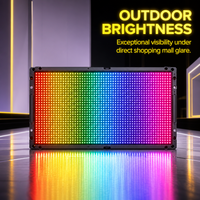 Module d'affichage LED extérieur P6 à économie d'énergie 320x160mm, panneau LED couleur haute luminosité pour signalisation numérique et panneaux d'affichage